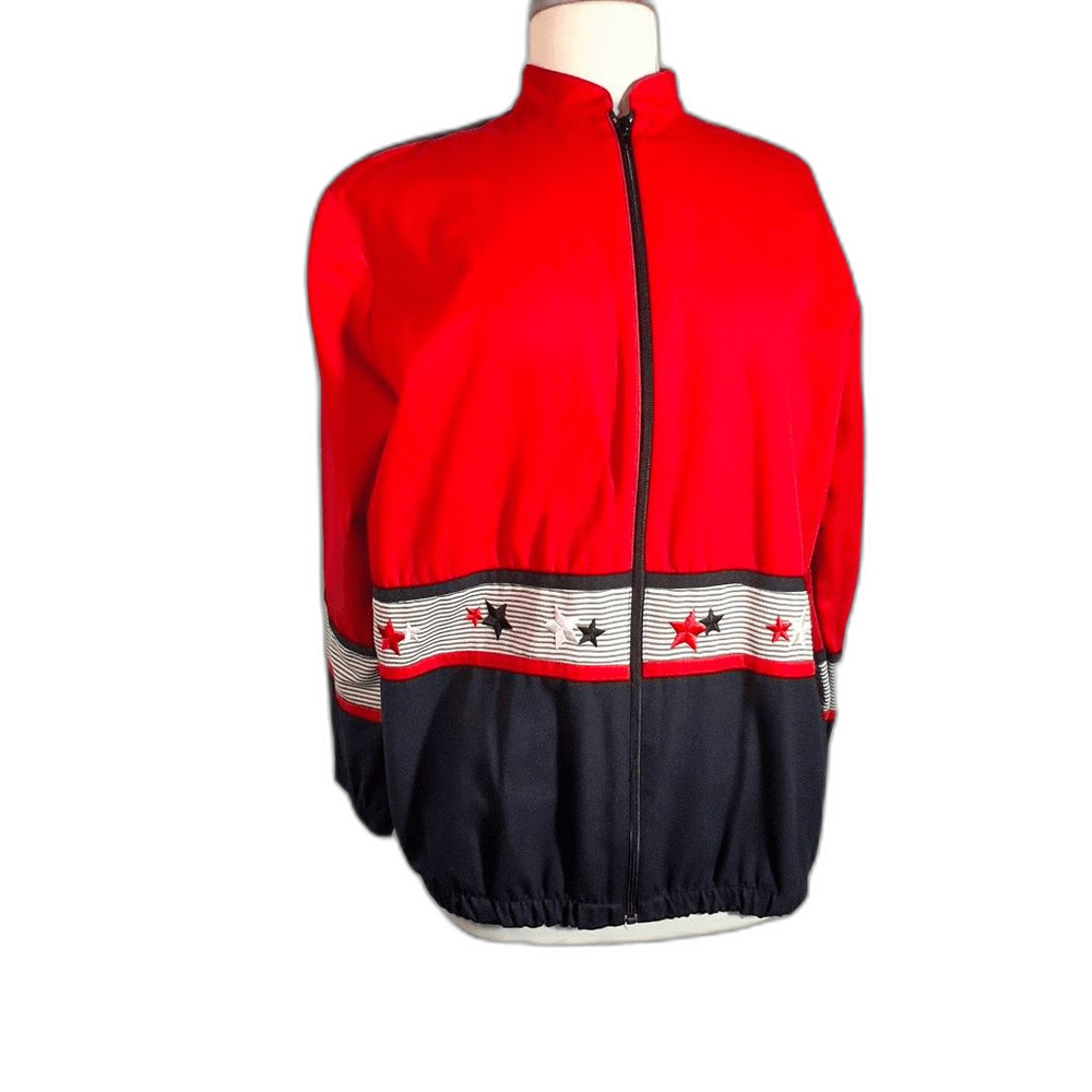Bon Worth Jacket Size S Vintage 90's Color Block Retro Sportswear Jacket